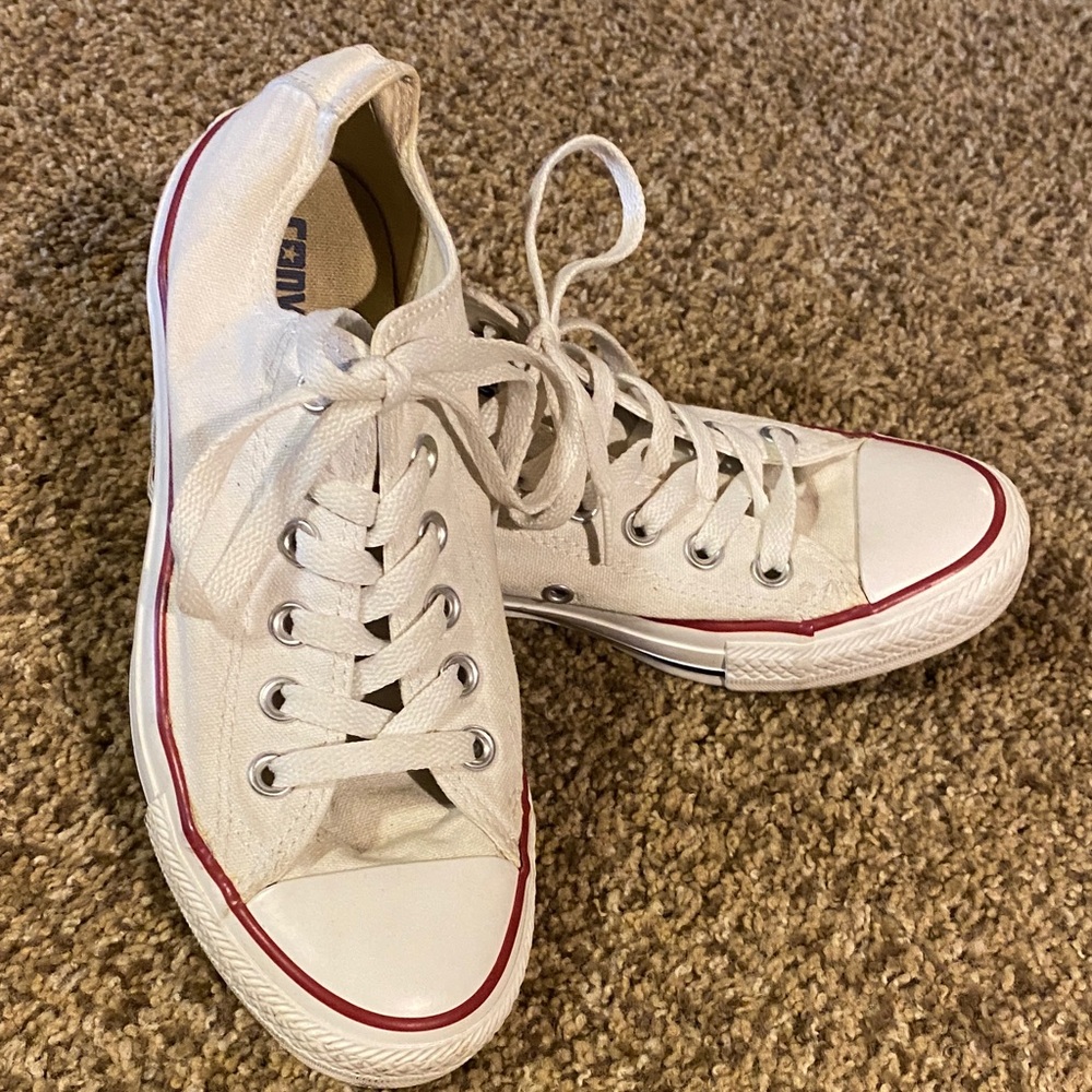 Classic White Athletic Shoes